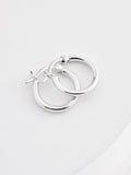 Sterling silver mini hoop earrings (British brand)