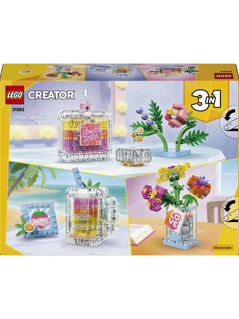 LEGO Creator Floral Perfume Bottle set, imported from the UK