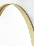Gold round wall mirror 50cm, UK version