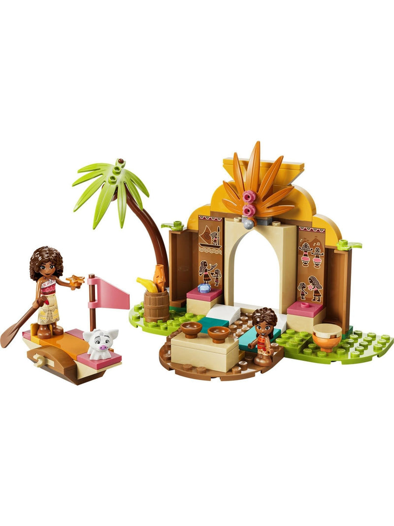 LEGO Disney Moana building set with house and boat (British brand)