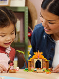 LEGO Disney Moana building set with house and boat (British brand)