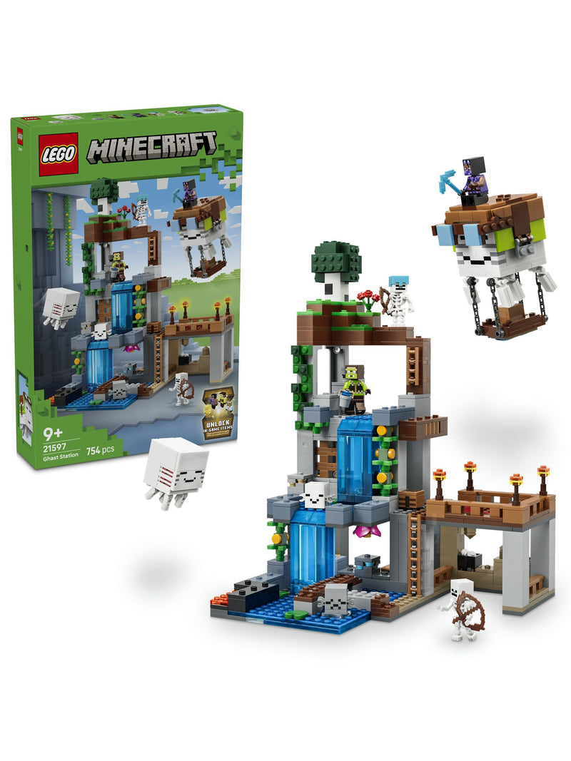 LEGO Minecraft Ghast Station building set, imported from the UK