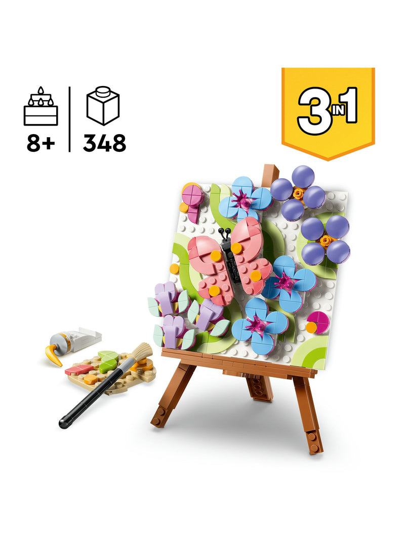 LEGO Creator 3 in 1 Floral Art Decor painting set (British brand)