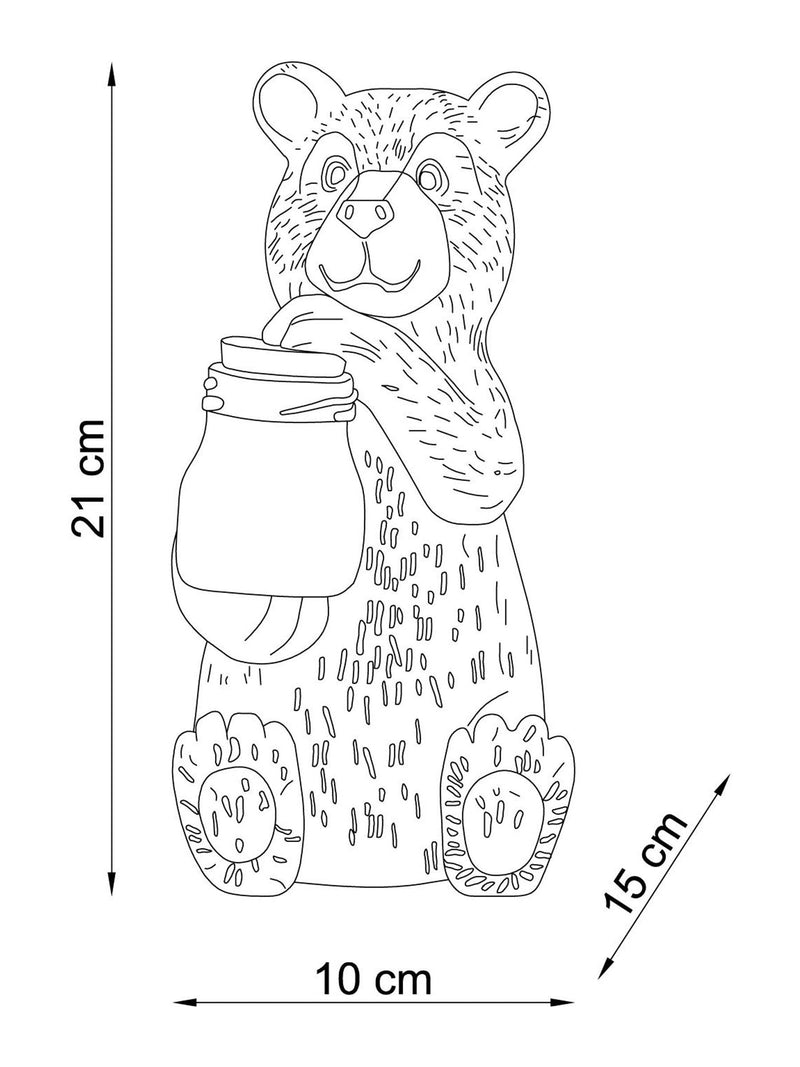 Natural Bertie battery-operated feature light (British brand)