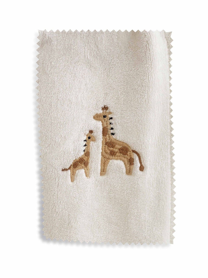 White Giraffe fleece baby blanket 100x90cm, UK version