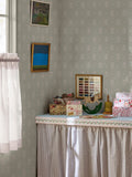 Cath Kidston wallpaper Sage Spitalfield Bunches 10m, imported from the UK