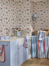 Next Cath Kidston Queenie's London Cream Wallpaper 10m- Buy online at McGrocer
