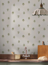 Next Cath Kidston Sage Kingdom Posey Wallpaper 10m- Buy online at McGrocer