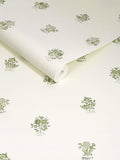Cath Kidston Sage Kingdom Posey wallpaper 10m, imported from the UK