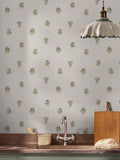 Cath Kidston Sage Kingdom Posey wallpaper 10m, imported from the UK