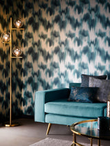 Next Clarke and Clarke Blue Colorante Wallpaper 10.05m x 52cm- Buy online at McGrocer