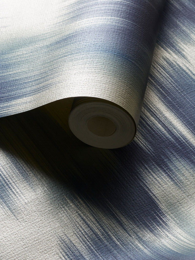 Clarke and Clarke Blue Colorante wallpaper 10.05m, imported from the UK