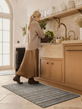 Hug Rug Ribbon Grey runner doormat, imported from the UK