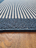 My Mat blue stain resistant stripe mat 100x67cm (British brand)