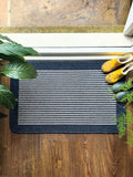 My Mat blue stain resistant stripe mat 100x67cm (British brand)