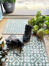 Next My Mat Green Harlequin Runner Mat 150cm x 50cm- Buy online at McGrocer