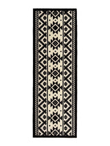 Next Black Pattern Runner Floor Mat 150cm x 50cm- Buy online at McGrocer