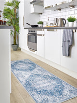 Next Origin Rugs Blue Easy Care Washable Garda Runner Rug- Buy online at McGrocer