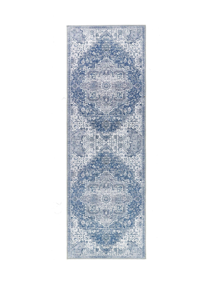 Origin Rugs Garda blue runner rug, UK version