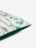 Sage green Isla floral cushion 50x50cm (British brand)