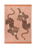 Furn Orange Tibetan Tiger washable rug (British brand)