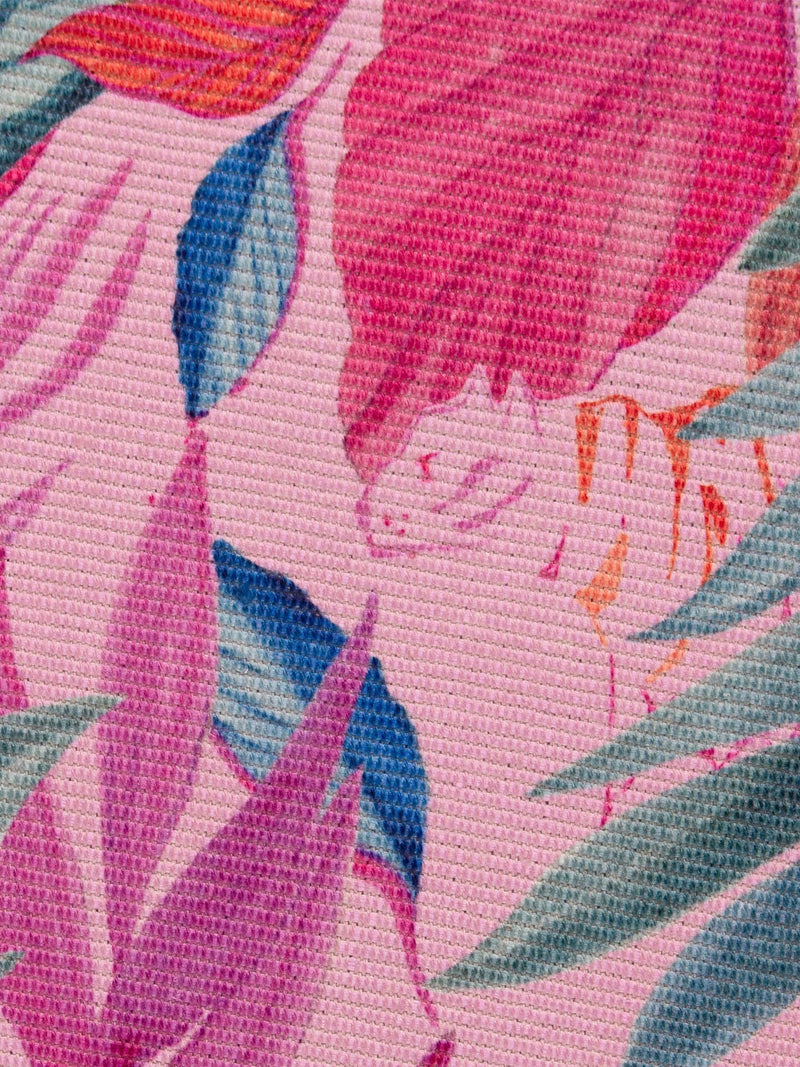 Furn pink psychedelic jungle rug - British product