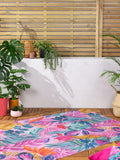 Furn pink psychedelic jungle rug - British product