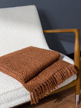 Next HÖEM Hazel Brown Morni Fringed Throw- Buy online at McGrocer