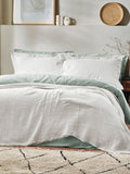 Yard cotton muslin throw warm white, UK version