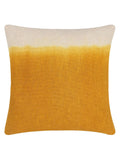 Furn Mizu cushion ochre yellow 50cm, imported from the UK
