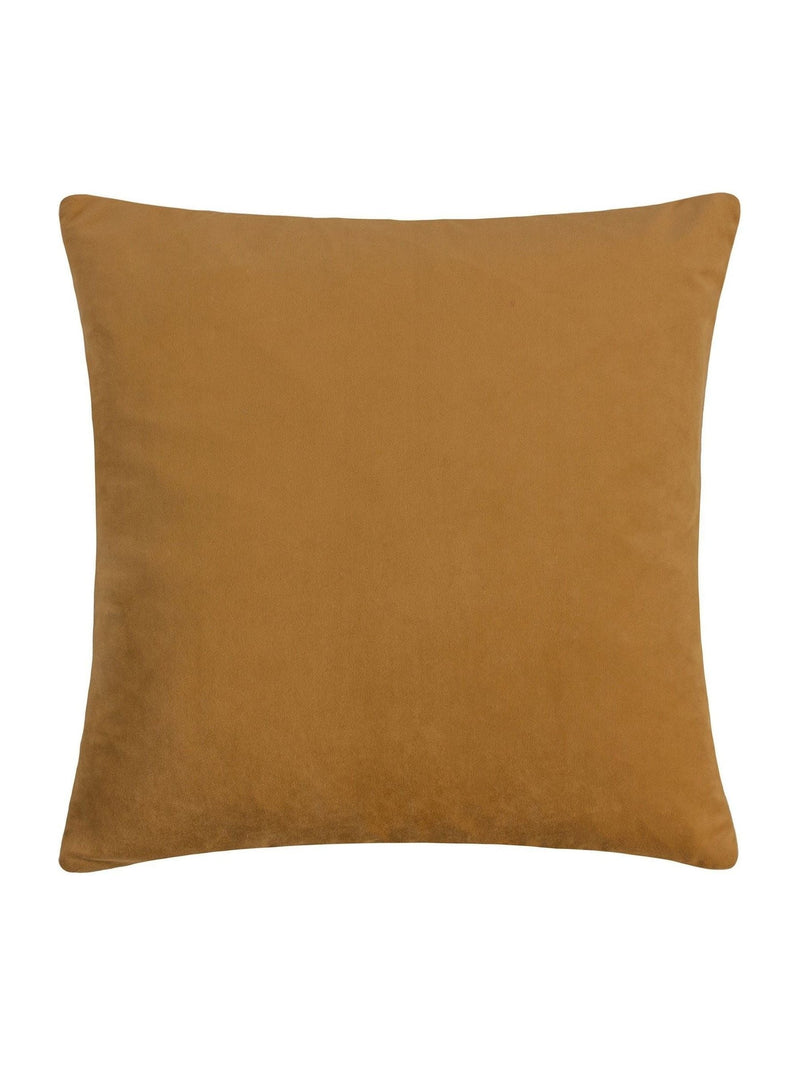 Furn Kalho geometric velvet cushion pink ochre - British product