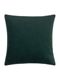 Furn pink green geometric velvet cushion, UK version