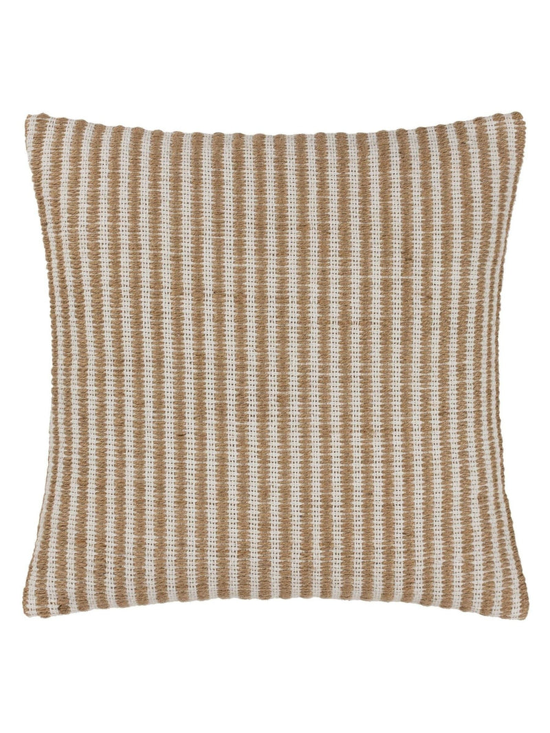 Yard natural beige organik stripe cushion 45cm (British brand)