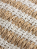 Yard natural beige organik stripe cushion 45cm (British brand)