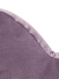heya home lilac flower velvet cushion (British brand)