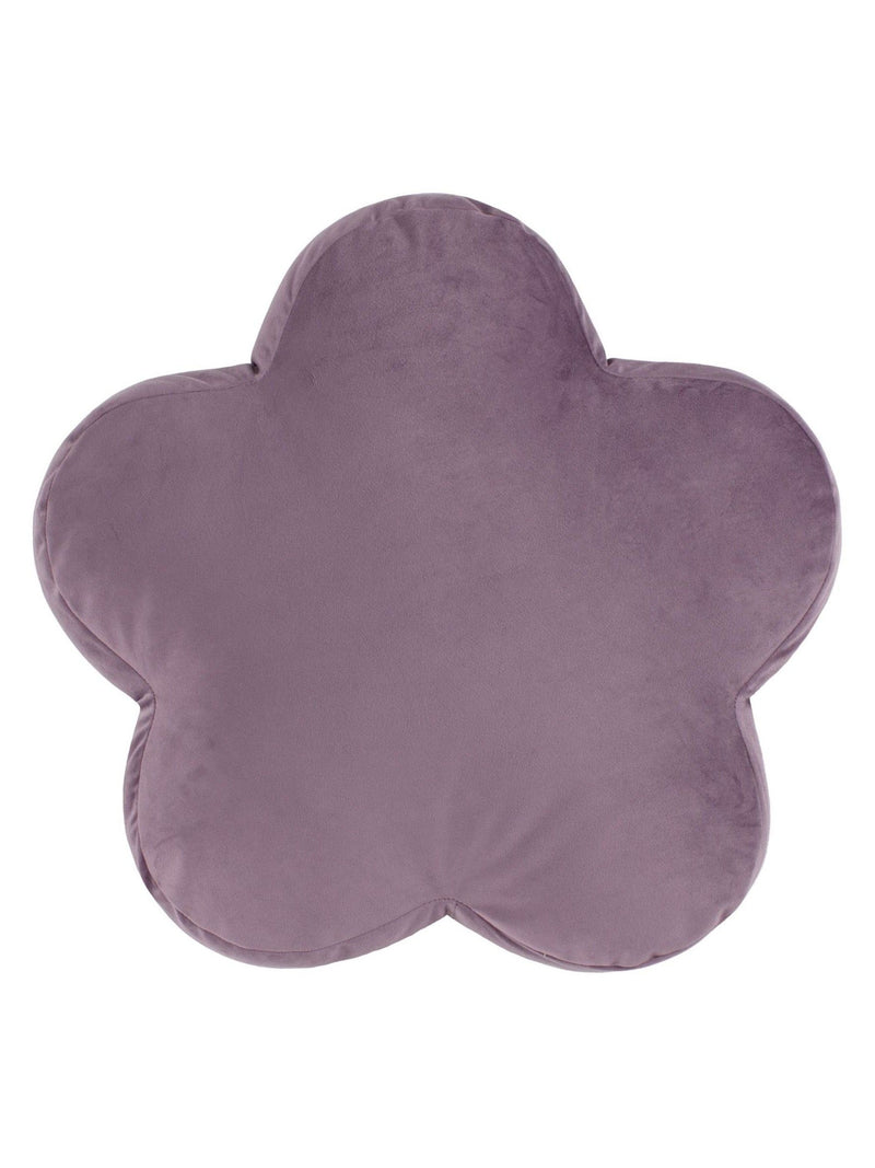 heya home lilac flower velvet cushion (British brand)
