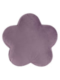 heya home lilac flower velvet cushion (British brand)