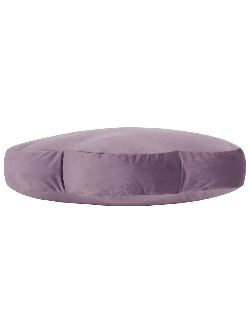 heya home lilac flower velvet cushion (British brand)