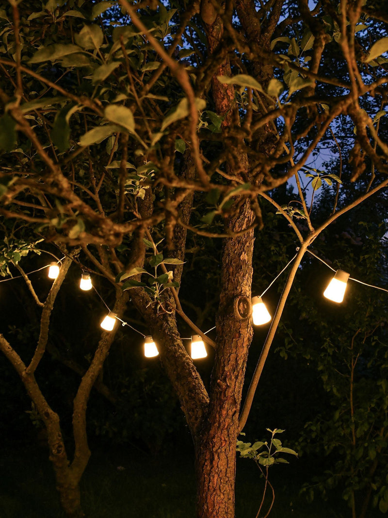 Extreme Lounging grey garden festoon lights 500cm - British product