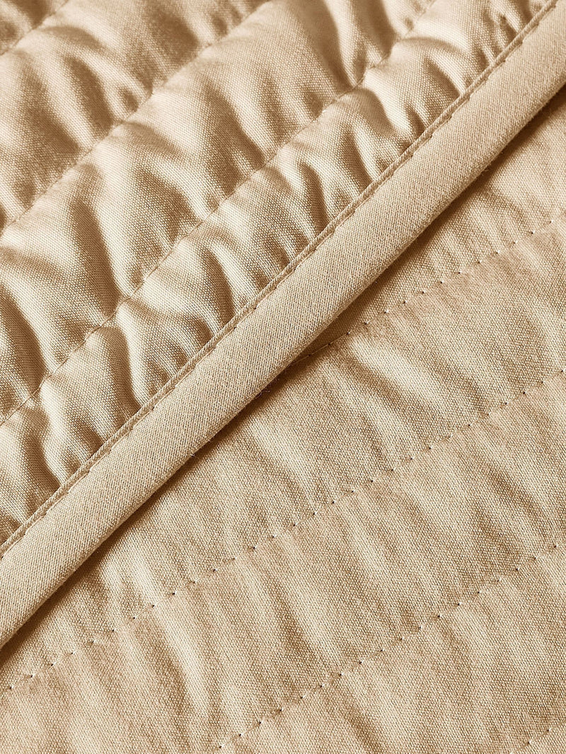 Bianca steppeteppe naturlige lineære linjer 220x230cm - Britisk produkt