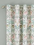 Catherine Lansfield floral lined eyelet curtains 168x183cm - British product