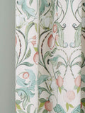 Catherine Lansfield floral lined eyelet curtains 168x183cm - British product