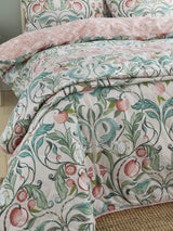 Next Catherine Lansfield Natural Clarence Floral Quilted Bed Throw- Buy online at McGrocer