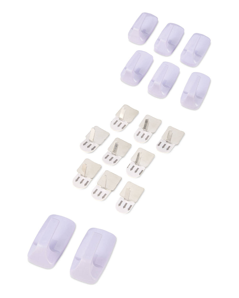 Damage-free hanging hooks white set of 2, UK version