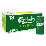 Danish pilsner beer 18 pack, imported from the UK