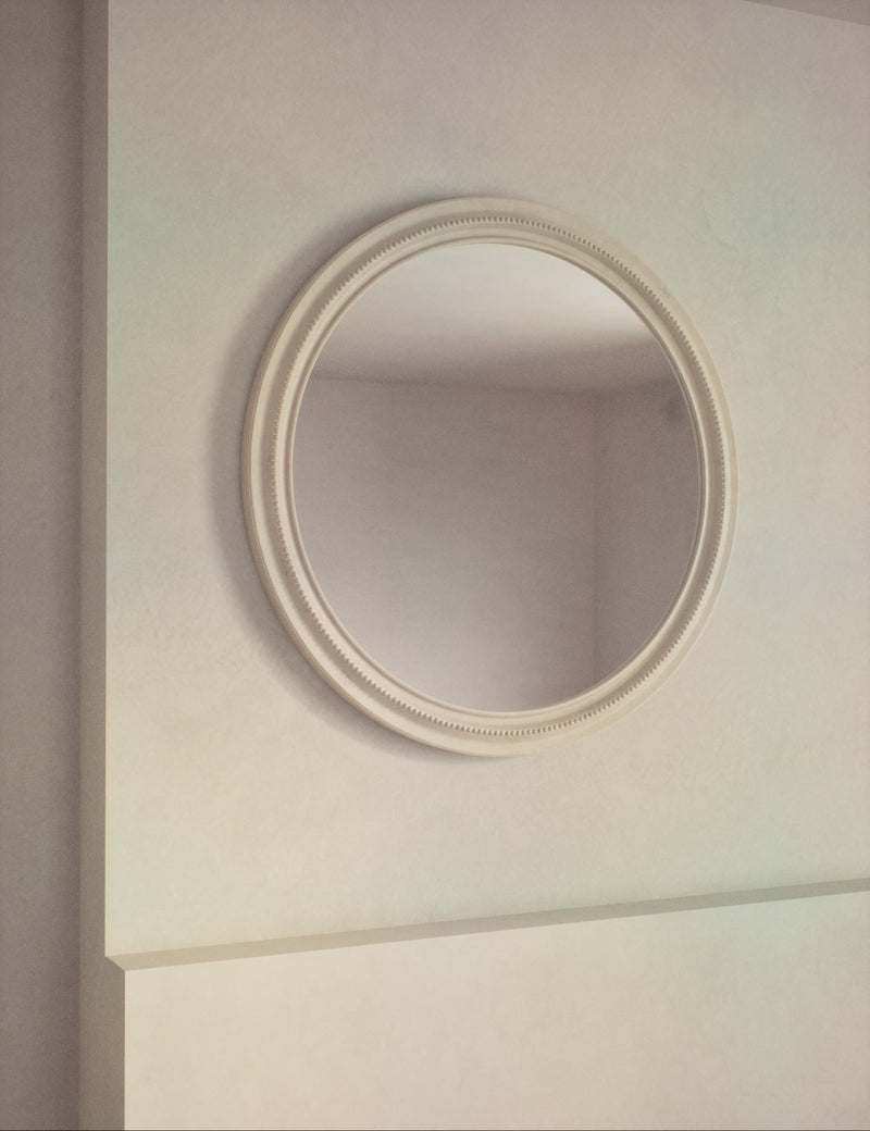 Round hanging wall mirror 73cm - British product