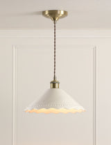 M&S Laura Ashley Daws Ceramic Scallop Pendant Light- Buy online at McGrocer
