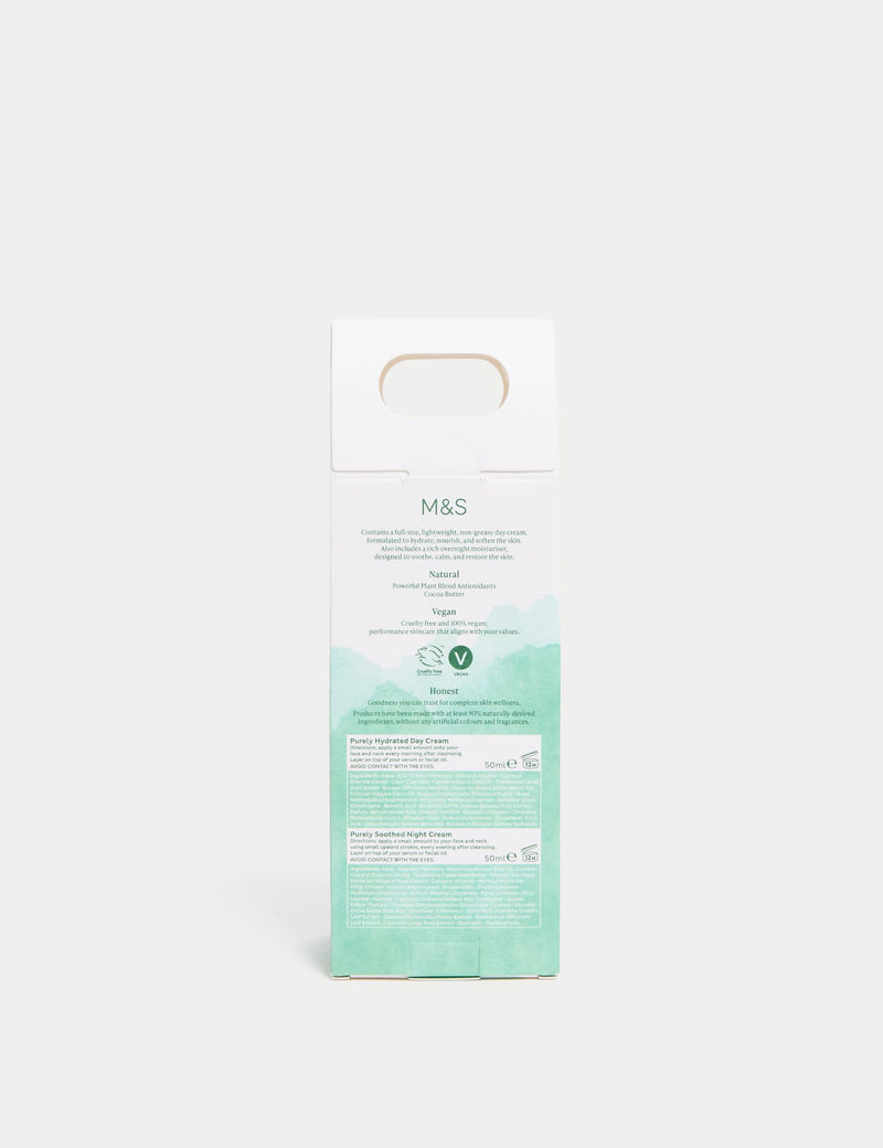 Pure Day and Night Duo facial moisturiser set - British product