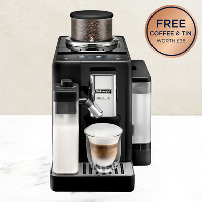 McGrocer Direct De'Longhi Rivellia Automatic Bean to Cup Coffee Machine- Buy online at McGrocer