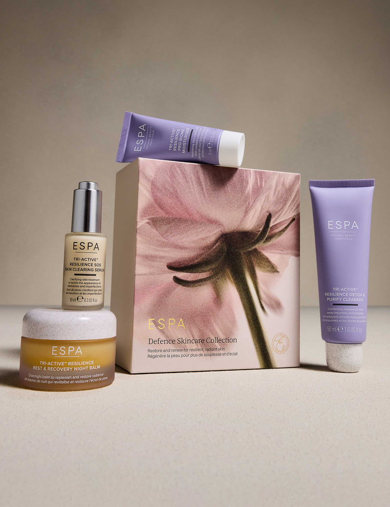 Defence Skincare Collection gift set Tri-Active Technology peony - British product